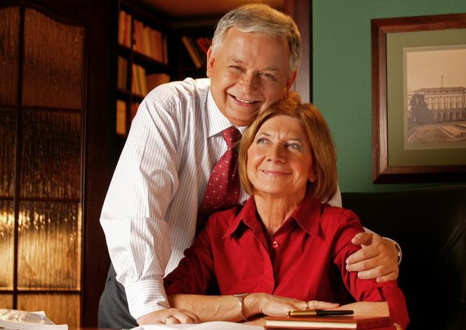 Lech Kaczyński i Maria Kaczyńska
