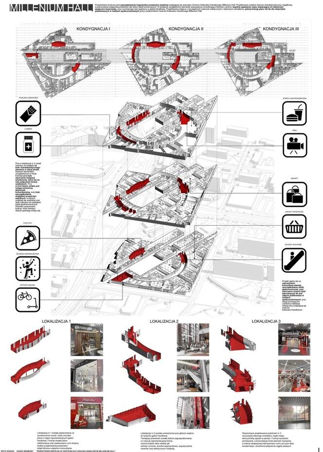 Rozstrzygnięcie konkursu dla studentów Politechniki Rzeszowskiej na projekt przestrzeni wspólnej w Millenium Hall