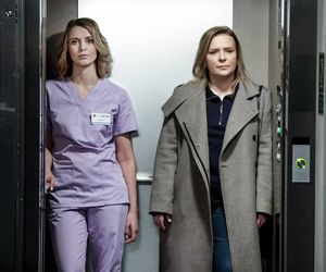 Pierwsza miłość odc. 4022. Marysia (Aneta Zając), Maja Łapacz (Julia Kamińska)