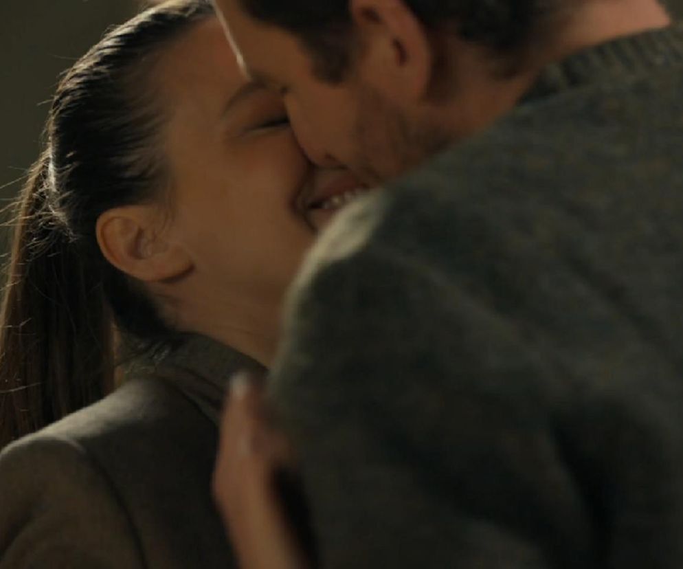 Barwy szczęścia, odcinek 3202. Gabrysia (Marta Juras), Szczepan (Robert Gulaczyk)