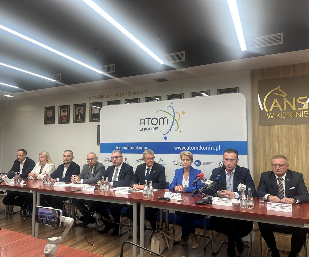 Konin walczy o atom - jako pierwsza - konferencja