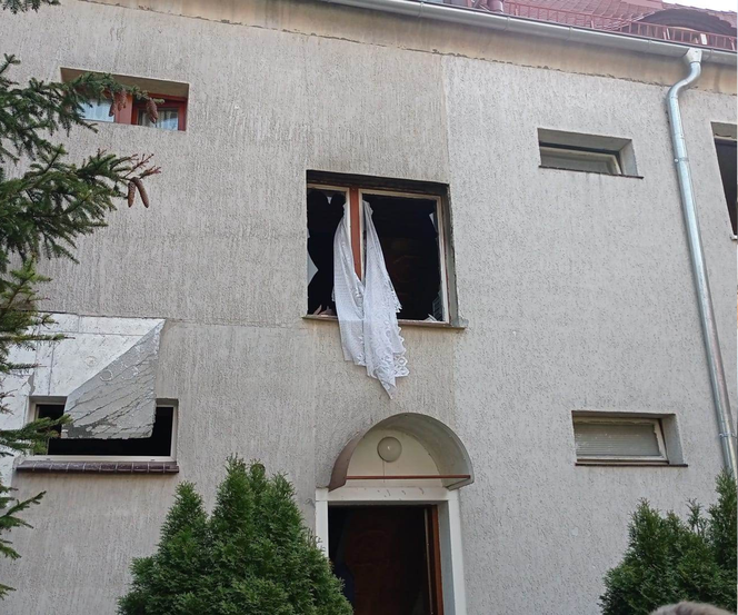 Brzeg: Eksplozja gazu w jednym z mieszkań. 7 osób zostało poszkodowanych