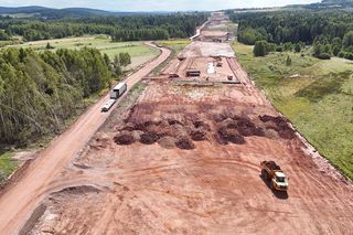 Budowa S74 Mniów - Kielce. Wrzesień 2025