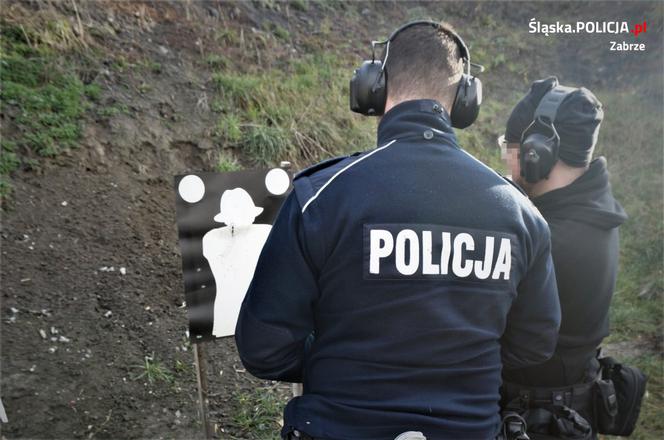 Zabrze: ćwiczenia policjantów na strzelnicy