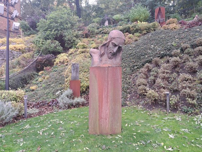 Ogród za kościołem św. Józefa w Krakowie