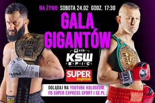 To będzie legendarne starcie! Gala XTB KSW: Epic i walka Adamek - Khalidov, studio plus walki w Super Expressie! Tego przegapić nie można!