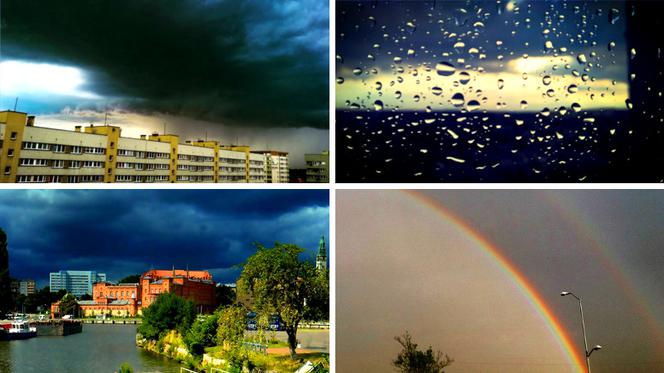 Niesamowity spektakl na niebie w trzech aktach, czyli wczorajsza pogoda w Szczecinie w obiektywie użytkowników Instagrama [ZDJĘCIA]