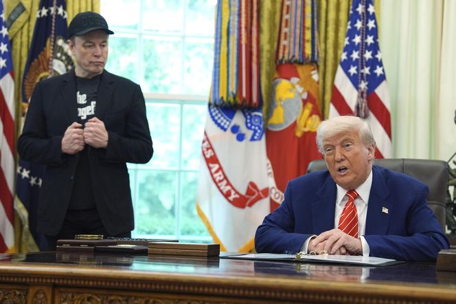 Elon Musk w Białym Domu z podbitym okiem 