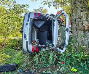 Poważny wypadek na trasie Węgrów - Kosów Lacki. Rannego zabrał LPR!