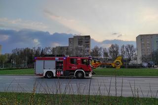 Toyota potrąciła pieszą na Ursynowie. W akcji śmigłowiec LPR