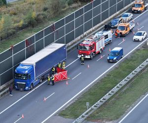 Wyskoczył z auta na A2 wprost pod pędzącego busa. Zginął na miejscu