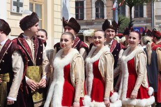 Rekordowy długi polonez w centrum Lublina