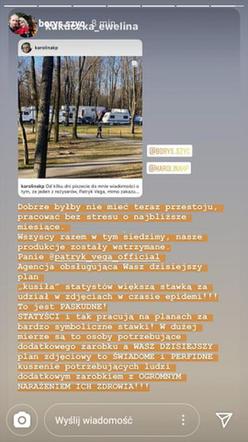 Vega łamie przepisy i kręci film