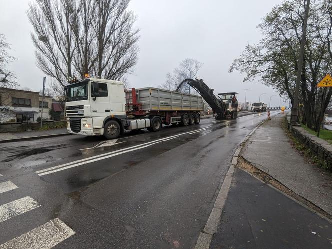 Utrudnienia na ul. Nakielskiej w Tarnowskich Górach. Prace na finiszu