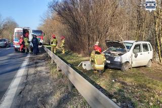Tarnowskie Góry: Dachowanie na obwodnicy. 76-latka zasnęła za kierownicą