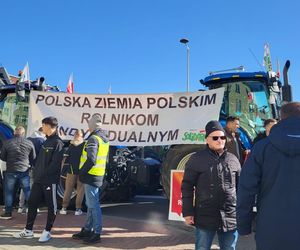 Protest rolników w Opolu w środę 19 marca 2025 roku