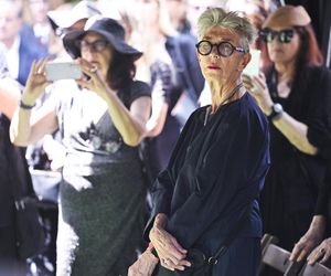 Tadeusz Rolke pogrzeb. Monika Olejnik z partnerem