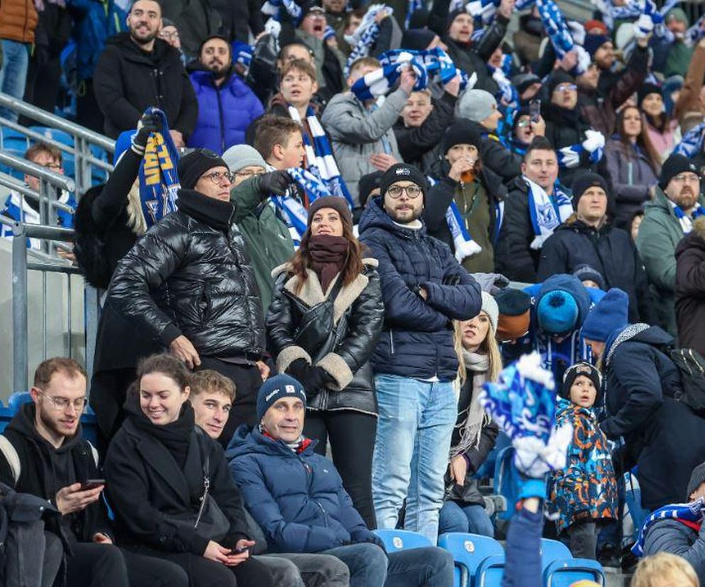 Lech Poznań - GKS Katowice. Kibice na meczu PKO BP Ekstraklasy