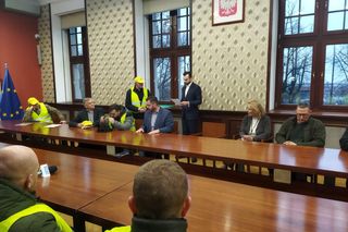 Rolnicy w Zachodniopomorskim Urzędzie Wojewódzkim w Szczecinie