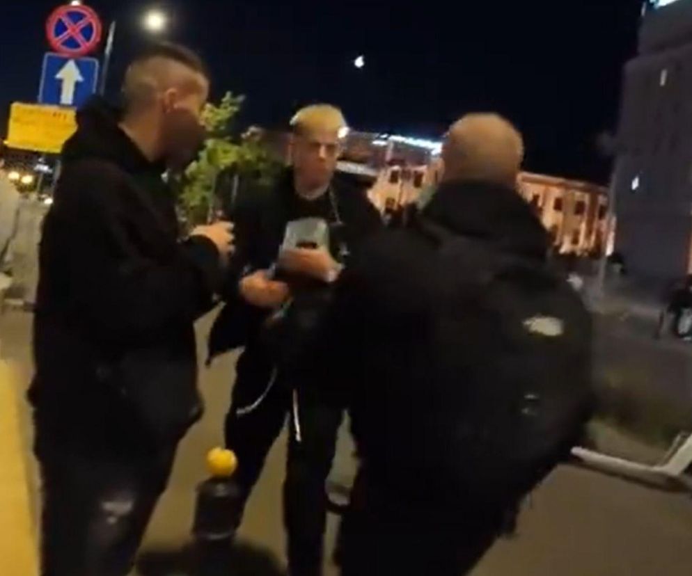 Taazy zaczepił losową osobę na ulicy. Uderzył go. Trafił na zawodnika MMA [WIDEO]