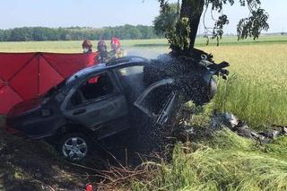 To kibic WIDZEWA spłonął w aucie pod Zgierzem