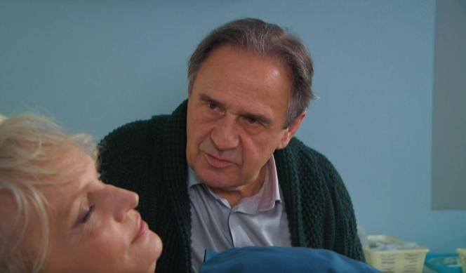 Barwy szczęścia odc. 2630. Małgorzata (Adrianna Biedrzyńska), Jerzy (Bronisław Wrocławski) 