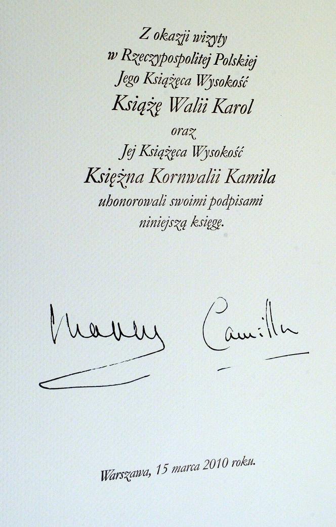 Książę Karol w Polsce