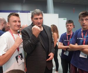 Andrzej Gołota na Targach Boksu w Kielcach