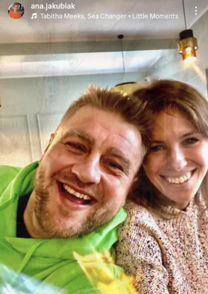 Tomasz Jakubiak z żoną