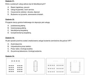 Egzamin zawodowy technik hotelarstwa - przykładowe zadania. Nazwa kwalifikacji: Obsługa gości w obiekcie świadczącym usługi hotelarskie