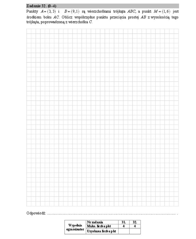 matura próbna 2014 CKE matematyka 14