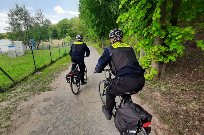 Rowerowe patrole strażników miejskich 