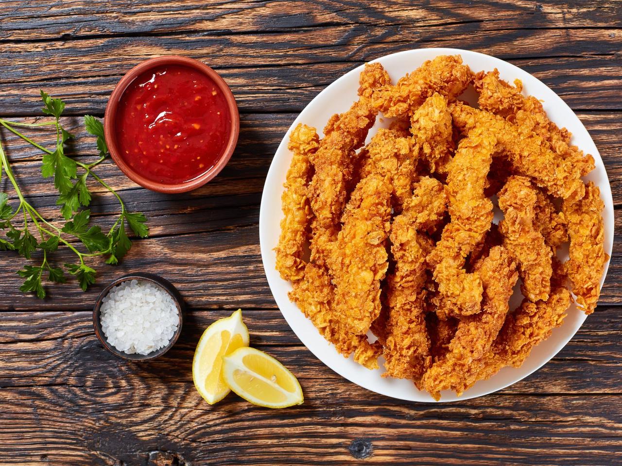 Chrupiące sznycelki z indyka - ciepłą przekąska lub danie obiadowe