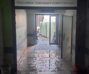 Miejscowy szpital zniszczony przez powódź