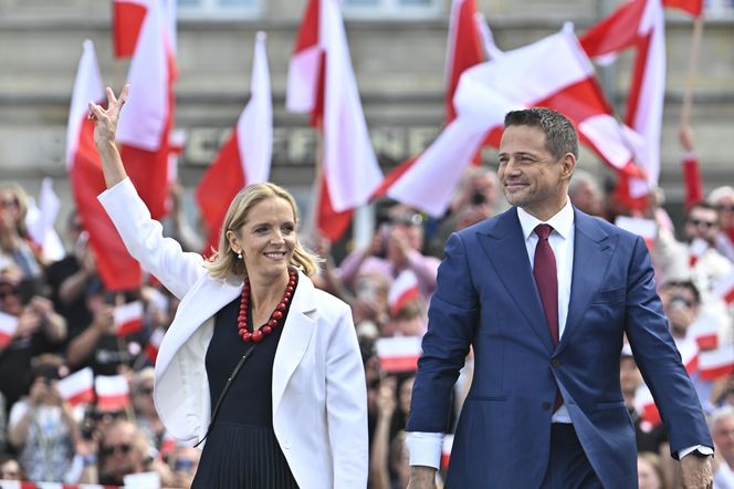 Rafał Trzaskowski wraz z żoną