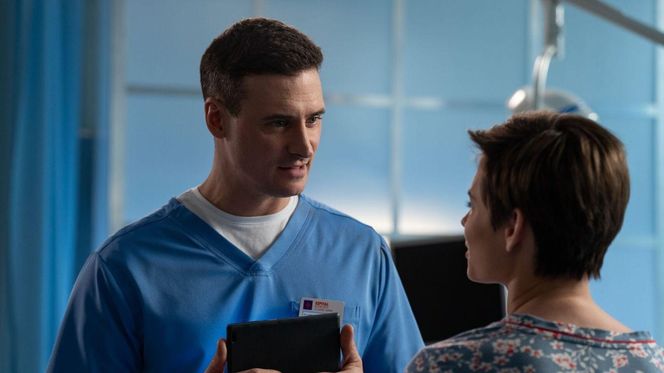 	Na dobre i na złe odc. 954. Blanka (Pola Gonciarz), Krzysztof Radwan (Mateusz Damięcki)