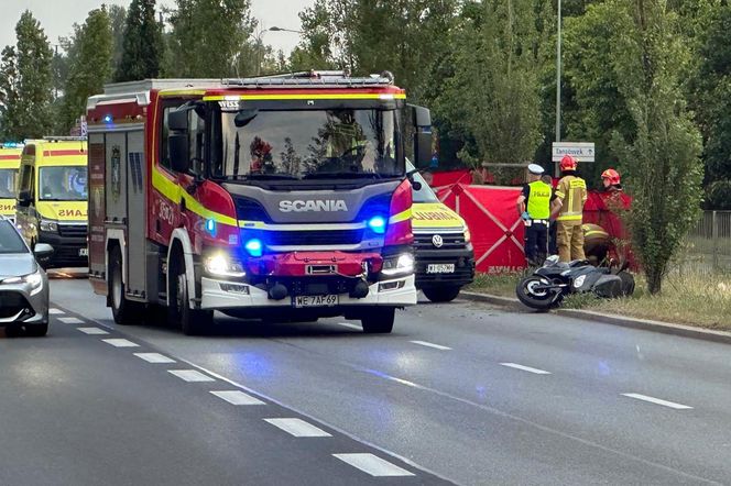 Wypadek w al. Solidarności 