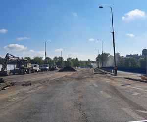 Remont mostu Grunwaldzkiego w Krakowie