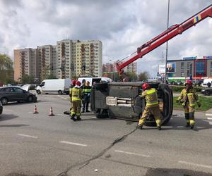 Wypadek na ul. Obotryckiej w Szczecinie