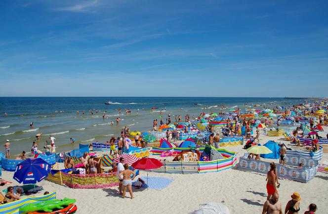 Parawany na plaży