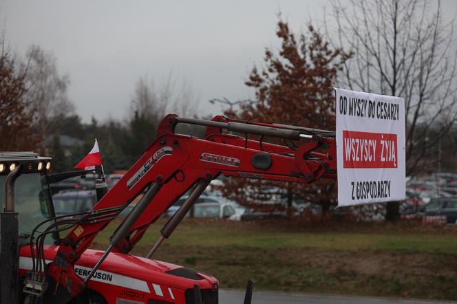 Protest rolników w Pyrzowicach