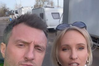 M jak miłość na planie nowy sezon po wakacjach 2025. Dorota (Iwona Rejzner), Bartek (Arkadiusz Smoleński)