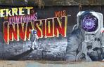 Nowe pandemiczne graffiti w Olsztynie: Sekret & The Covidians Invasion [FOTO]
