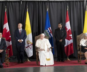 Światowi przywódcy u boku papieża Franciszka