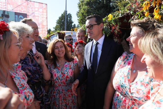 Święto Wdzięczni Polskiej Wsi w Miętnem koło Garwolina z udziałem premiera i ministrów