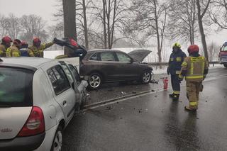 Wypadek na trasie Szestno - Mrągowo [ZDJĘCIA]