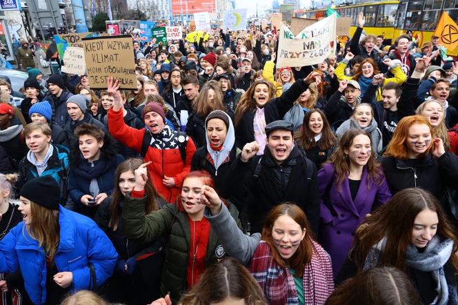 Młodzieżowy Strajk Klimatyczny w Warszawie