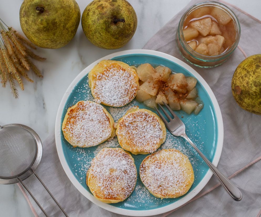 Placki z gruszkami. Pokochają je i mali, i duzi 