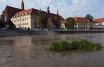 Wrocław. Fala w centrum miasta.