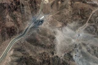 Zniszczenia po ataku na Iran